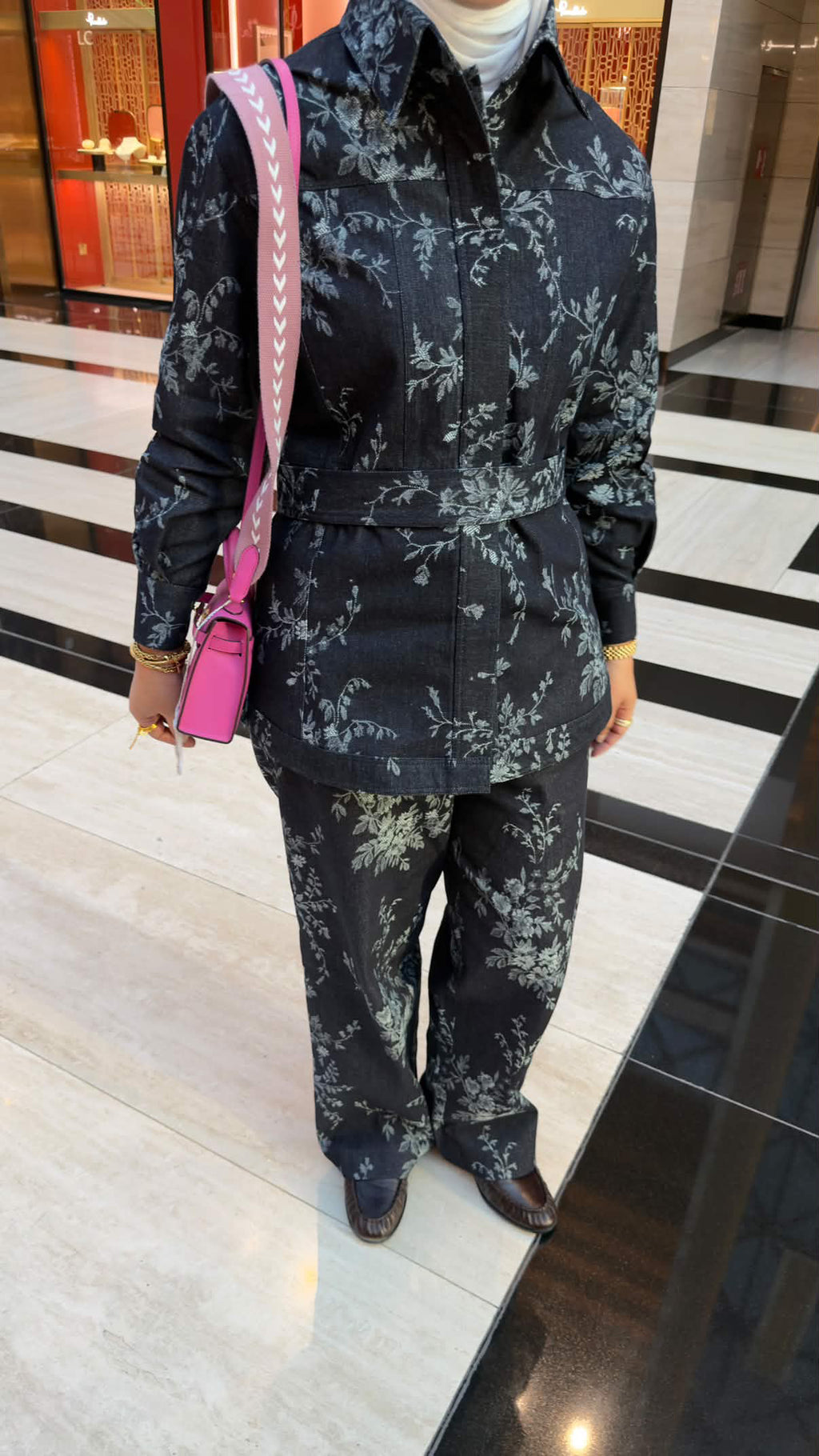 ‏Floral Jeans Set - Pre Order