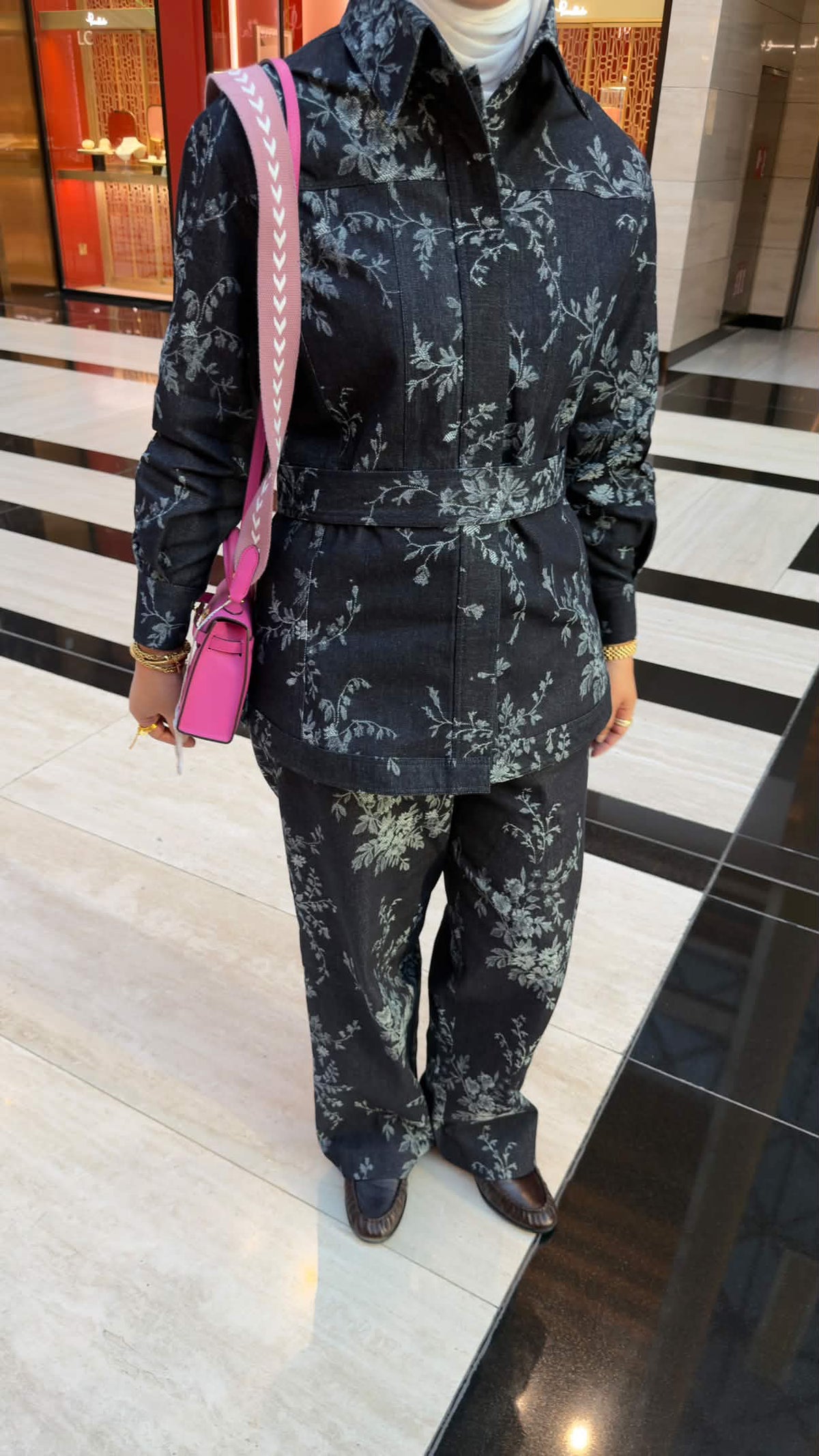 ‏Floral Jeans Set - Pre Order